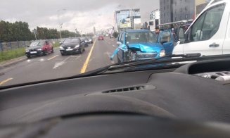 Accident pe drumul spre Florești. Se circulă greu