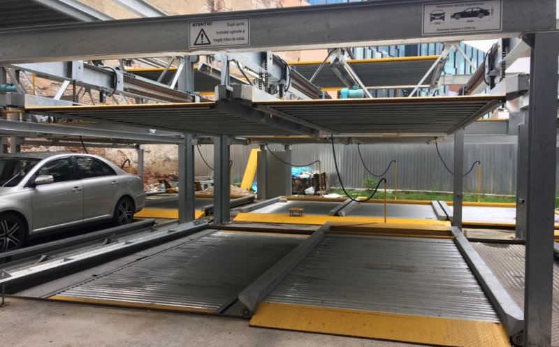 Clujul are deja un parking modular. Premiera Primăriei, "suflată" de un privat