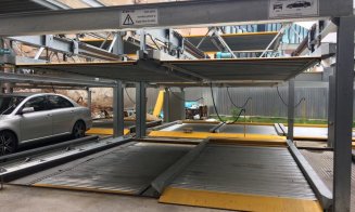 Clujul are deja un parking modular. Premiera Primăriei, "suflată" de un privat