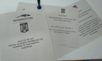 PREZENŢA LA VOT, la ora 17.00! Clujul rămâne tot pe primul loc la REFERENDUM și vine tare din spate la EUROPARLAMENTARE