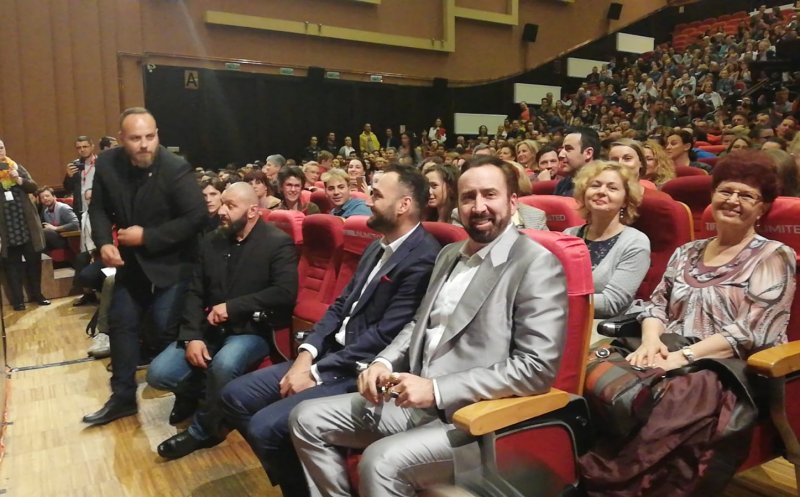 Nicolas Cage, la Cluj: “Dragi prieteni din Transilvania, vă mulțumesc!” / Unde va pune premiul de la TIFF