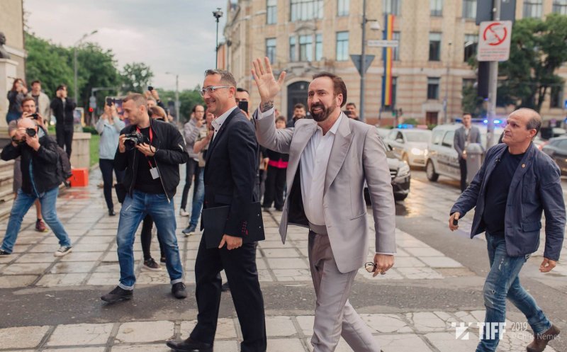 Cum l-au primit clujenii pe Nicolas Cage
