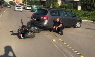 Încă un accident la Cluj: Motociclist lovit de maşină în Câmpia Turzii