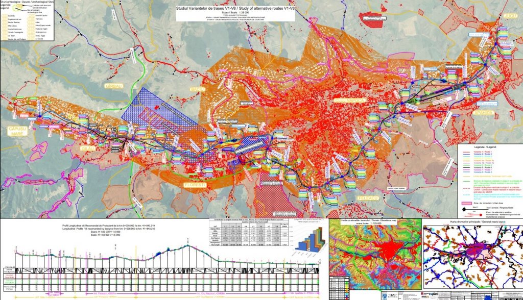 S-a decis traseul Centurii Metropolitane! Încep lucrările pentru studiile topografice și geotehnice (HARTA)