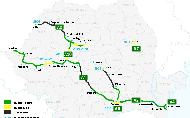 Se conectează autostrăzile Clujului. Grecii de la Aktor: "Terminăm lotul 2 din A10 anul acesta"