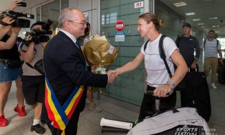 Simona Halep și Darren Cahill au ajuns la Cluj. Emil Boc i-a așteptat la aeroport