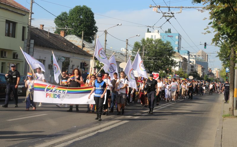 Mii de persoane la Marșul Cluj Pride. Comunitatea LGBTQ cere parteneriat civil și drepturi egale