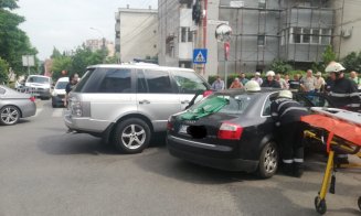 Accident într-o intersecție aglomerată din Mărăști