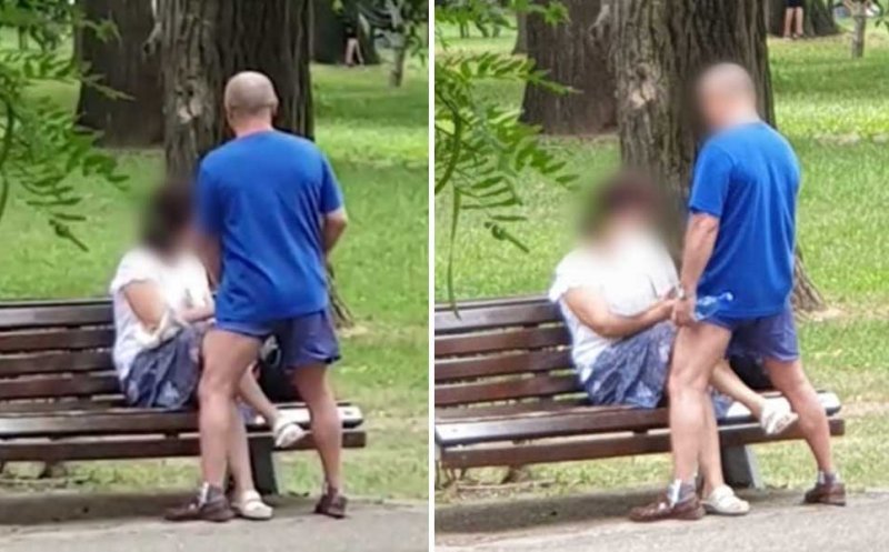 Ipostaze indecente în Parcul Central din Cluj-Napoca
