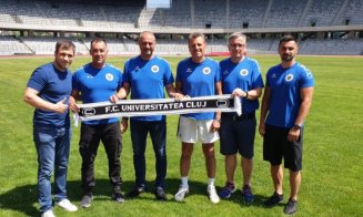 “U” Cluj și-a prezentat noul staff. Cine îl va ajuta pe Cristi Dulca în lupta pentru promovare