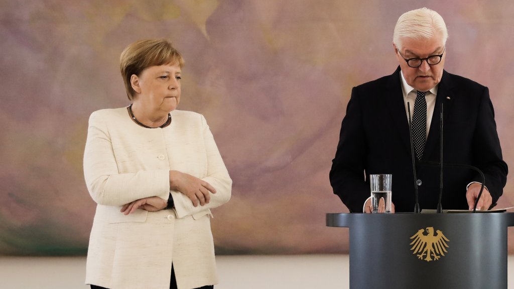 Angela Merkel a făcut o nouă criză de tremor. Explicația purtătorului de cuvânt
