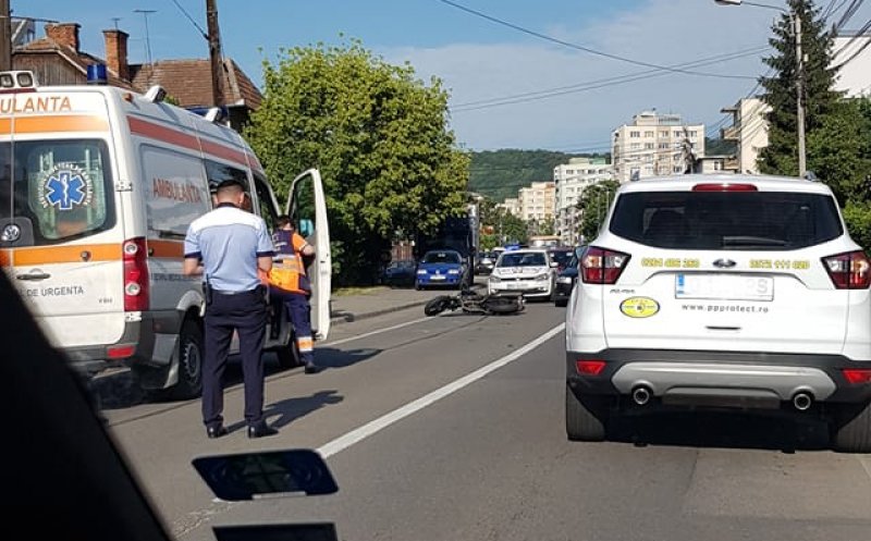 Accident în Grigorescu. Băiat rănit grav după ce a fost lovit de un motociclist