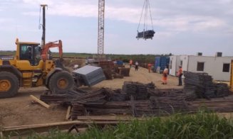 Noi imagini de Autostrada Transilvania, la granița cu Ungaria / CNAIR dă detalii de pe șantier