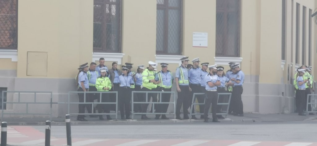 Imaginea zilei la Cluj! Cursuri de dirijat trafic