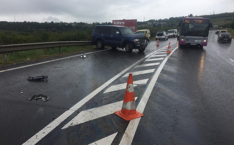 Accident cu victimă pe Feleac. Unul dintre șoferi a pierdut controlul volanului