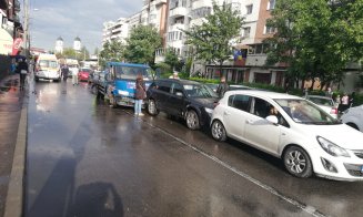 Accident în lanţ pe Bucureşti. Trafic blocat