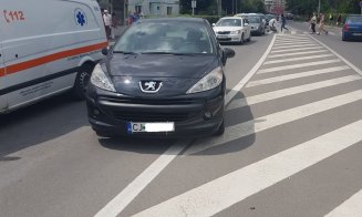 Copil de 5 ani, acroșat de mașină în Turda