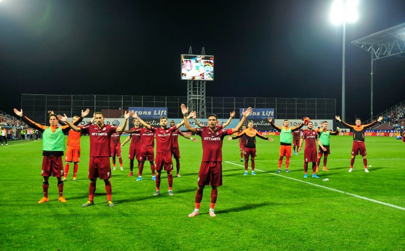 Bucuria campionilor. Cum au sărbătorit "feroviarii" după meciul cu Maccabi Tel Aviv