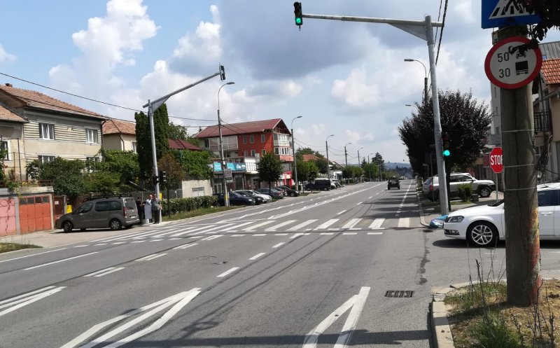 Semafoare cu buton pe una dintre cele mai periculoase străzi din Cluj-Napoca