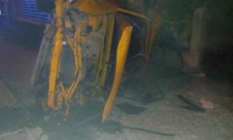 Accident lângă Dej, provocat de un tânăr băut care a intrat în depăşire. Patru persoane au ajuns la spital