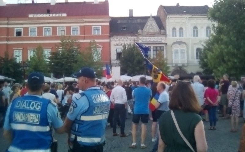 Protest 10 august 2019 | Protest la Cluj: "Ca să ne reamintim încotro vrem să mergem și unde nu vrem să ne mai întoarcem"