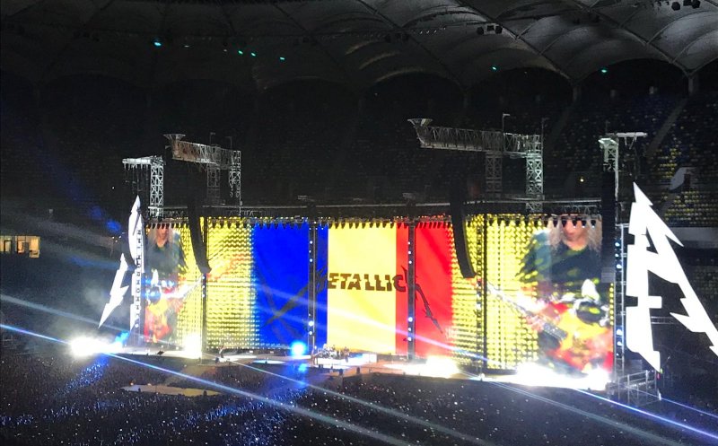 Metallica, clip după concertul din Capitală: ”Mulţumim, Bucureşti!”