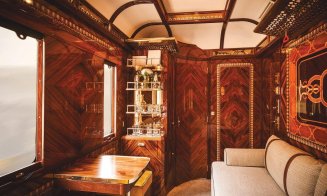 Luxosul Orient Expres a oprit la Cluj. Cum arată trenul