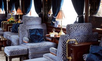 Luxosul Orient Expres a oprit la Cluj. Cum arată trenul