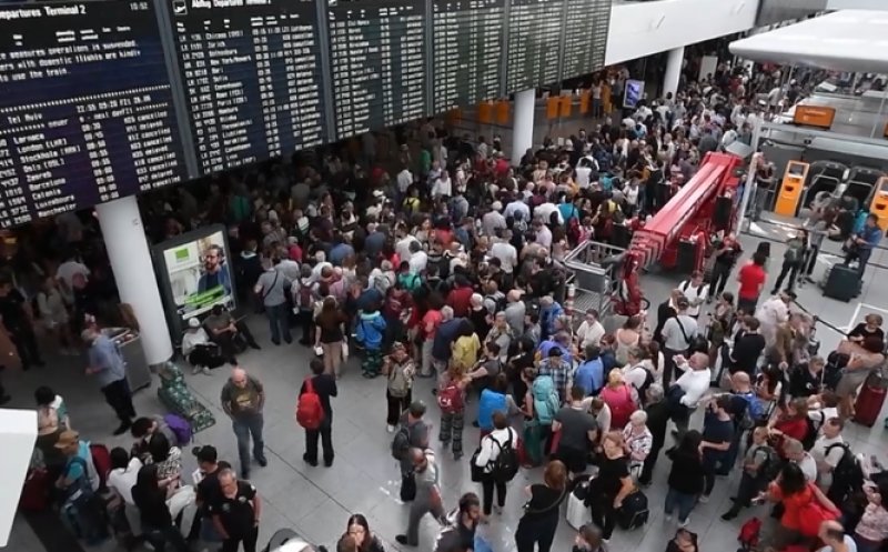 Alertă de securitate pe aeroportul din München: 130 de zboruri, anulate mii de pasageri evacuaţi