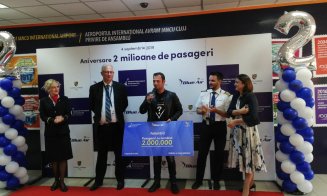 Pasagerul cu numărul 2 milioane pe Aeroportul Internațional Cluj