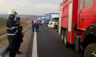 Accident pe autostrada Turda - Aiud