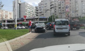 Accident între un tramvai și o mașină în Mănăștur