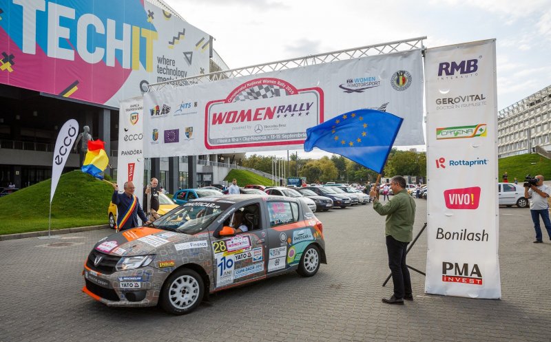 Boc și Tișe, între 100 de șoferițe. Au dat startul Women Rally