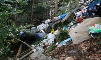 Mizeria de la Tarnița. 1.200 de saci de deșeuri strânși într-o zi