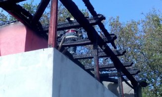 Incendiu la o casă din judeţul Cluj