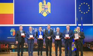 Președintele a decorat cele șase universități de stat din Cluj