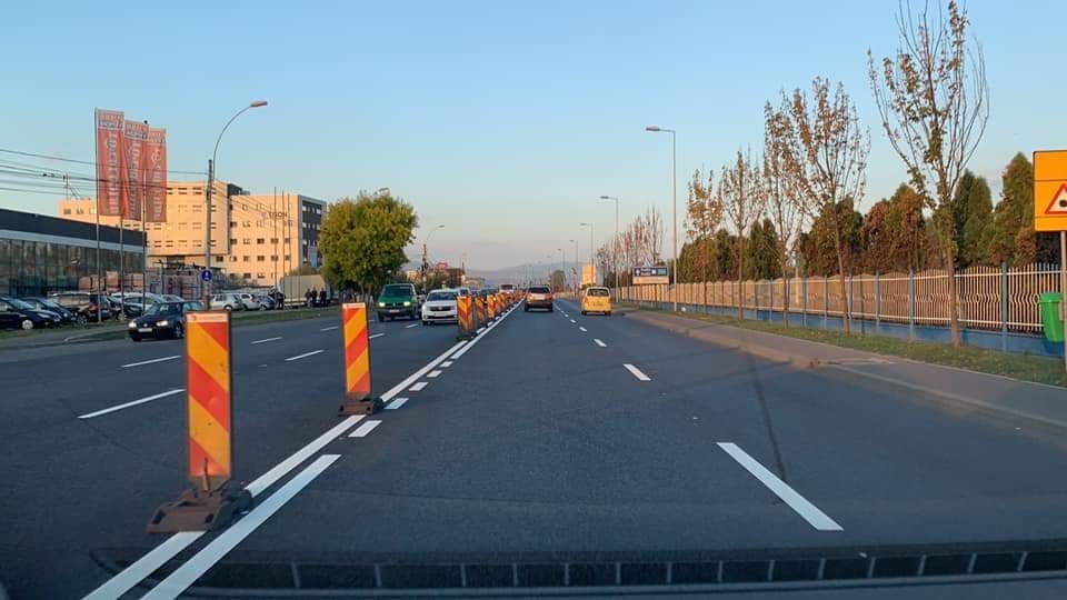 Marcajele rutiere din Floreşti creează haos în trafic