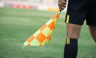Meciul Viitorul Gârbău - Someşul Dej a fost întrerupt, după ce arbitrul a fost lovit