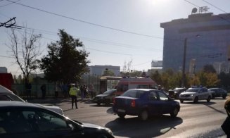 Pieton lovit de o maşină, în față la FSEGA