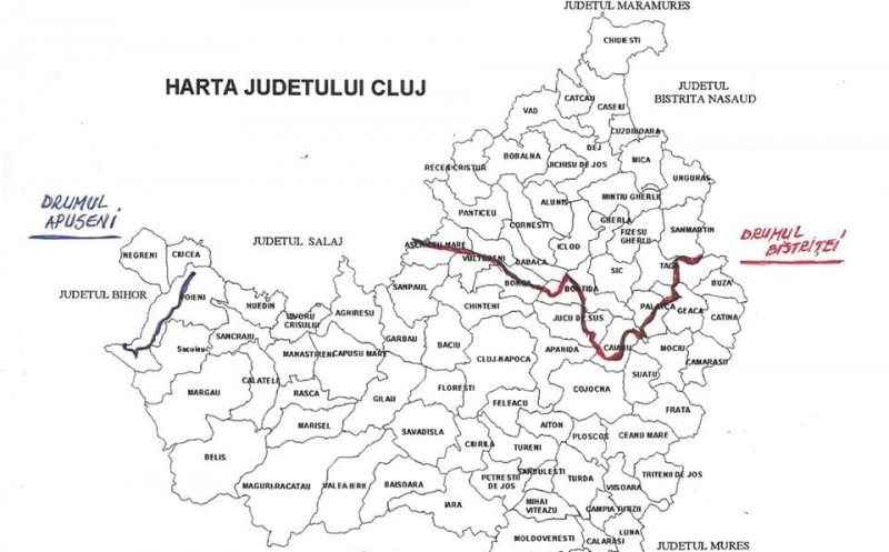 Cine asfaltează Drumul Apusenilor, între Cluj și Bihor. Investiție de peste 100 mil. lei, bani de la UE
