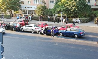 Accident pe Calea Florești cu 5 mașini implicate