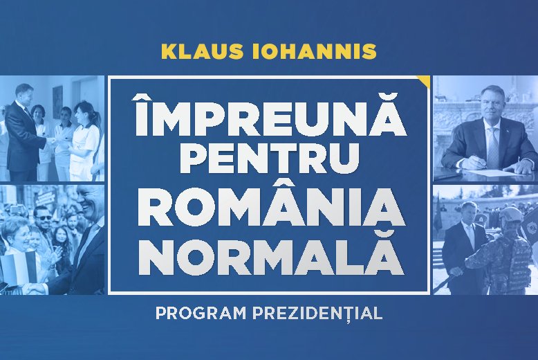 Klaus Iohannis şi-a publicat programul prezidenţial