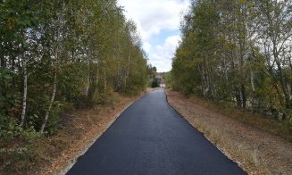 Asfalt pe 5 km de drum de munte din Cluj