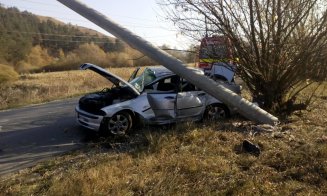 Accident violent la Cluj