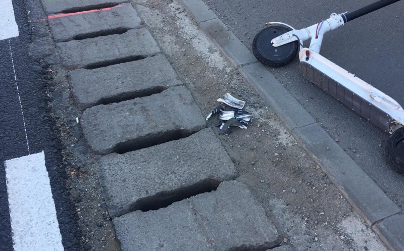 Încă un accident cu trotinetă electrică la Cluj