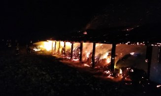 Incendiu violent în Călățele