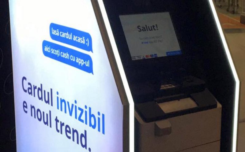 Banca Transilvania a instalat primul bancomat contactless