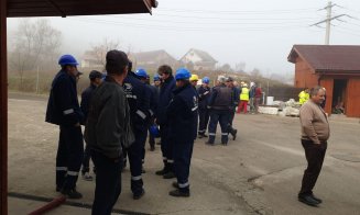 Protestul continuă la Salina Ocna Dej. Peste 70 de mineri, blocați în subteran
