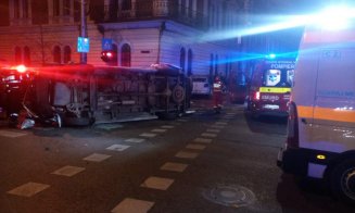 Noi dezvăluiri despre accidentul petrecut la Cluj, în care au fost implicate o ambulanță și un taximetru