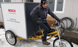 Curierii pe biciclete ai Clujului se extind în tot Ardealul
